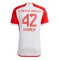 Fotbalové Dres Bayern Munich Jamal Musiala #42 Domácí 2023-24 Krátký Rukáv